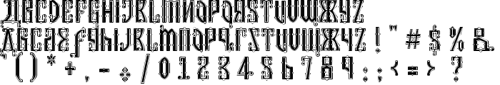 Kremlin Czar font