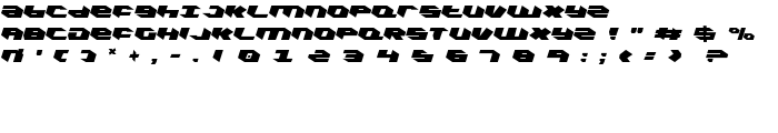 Kubrick Condensed Leftalic font