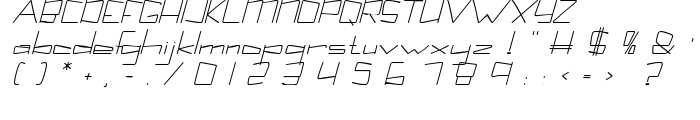 Kuppel Extra-expanded Bold Italic font