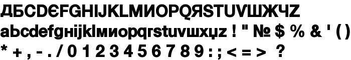 KyrillaSansSerif-Black font