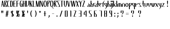 KZ WEDNESDAY ALP font