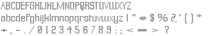 Labtop Superwide Outline font