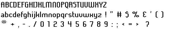 Lady Ice - Expanded font
