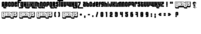 Lakmus  Fenotype font