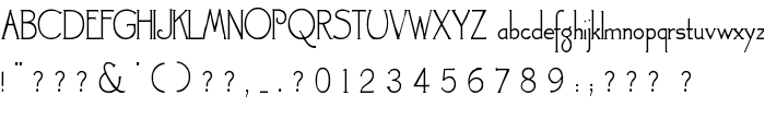 Landsdowne font