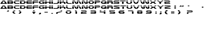 Laserian font