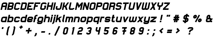 Lastwaerk black Oblique font