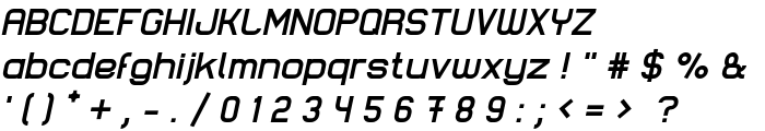Lastwaerk bold Oblique font