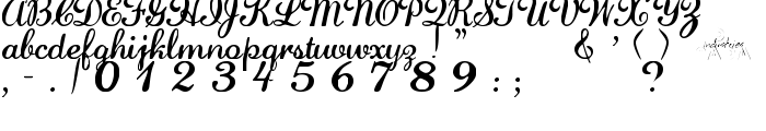 LaurenScript Regular font