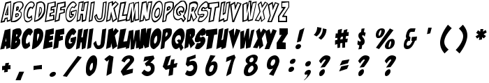LAZYTOWN font