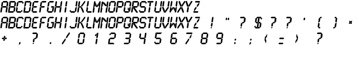 LCDMono Bold font