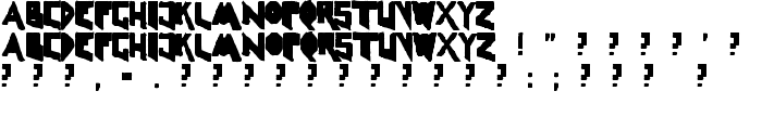 LineLineShapeDirty font