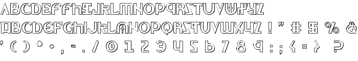 Lionheart Shadow font