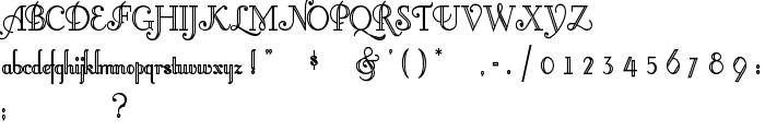 LittleLordFontleroy font