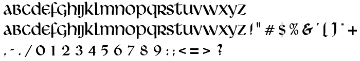 Livingstone font