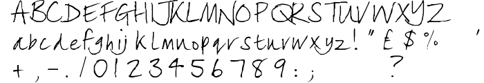 lizzielongstocking font