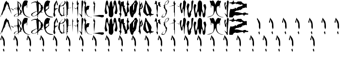 LMS Bloody Brujah font