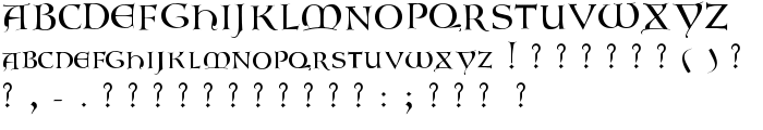 Lombardic font