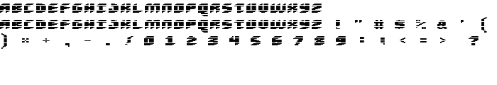 Loud noise font