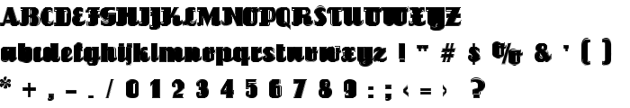 Louisianne Contour Black font