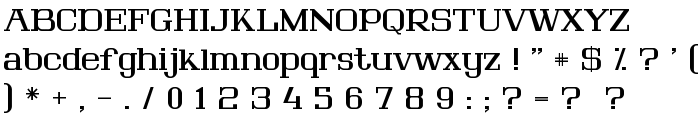 Lousitania font