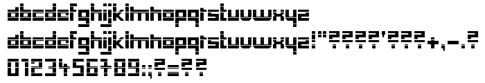 low-down-cut Regular font
