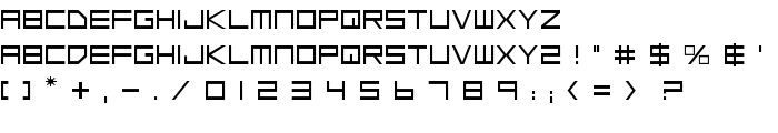 Low Gun Screen font