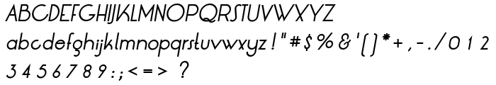LT Oksana Bold Italic font