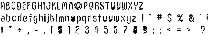 LVDC Romantic9 font