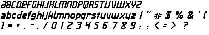 MaassslicerItalic font