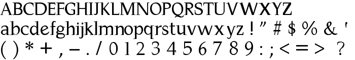 Magnificent font