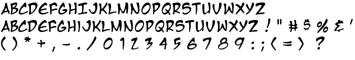 Manga Temple font