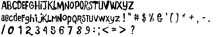 Marker Monkey font