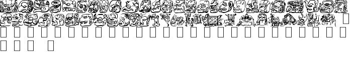 Mayan font