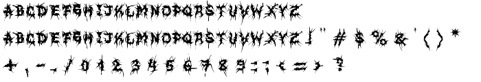 MB EvilGhost font