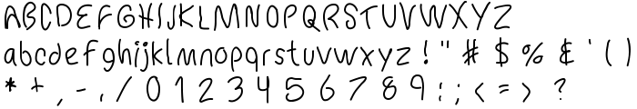 MBChickenScratch font