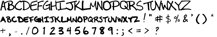 MDBurnette font