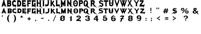 Megadeth Cryptic font