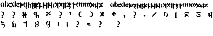 mellogoth font