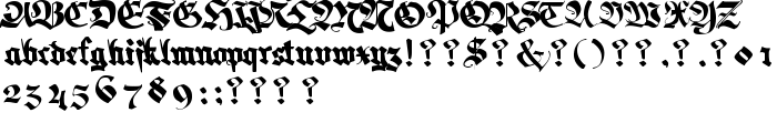 Memela Fraktur font