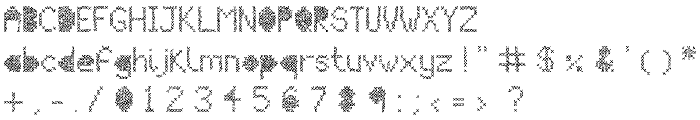 Mesh Stitch font