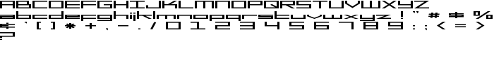 MGS2 Menu font