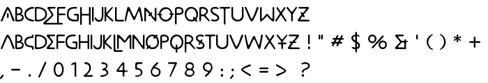 Metrolox font