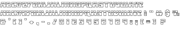 Micronian Laser 3D font