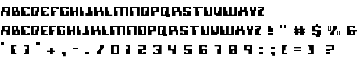 Micronian font