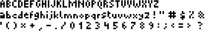 Picopixel font