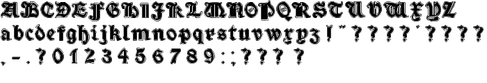 Minim Outline ExtraBold font