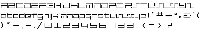 MINIMALHARD font