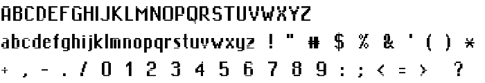 MiniMasa font