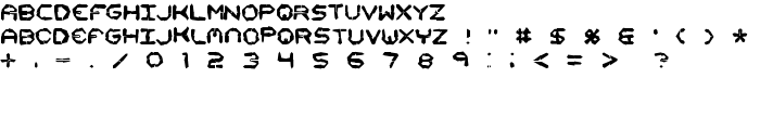 Mishmash 4x4i BRK font